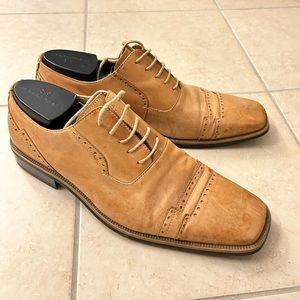 Stacy Adams size 10.5 Mens Brown Leather Dress Shoes